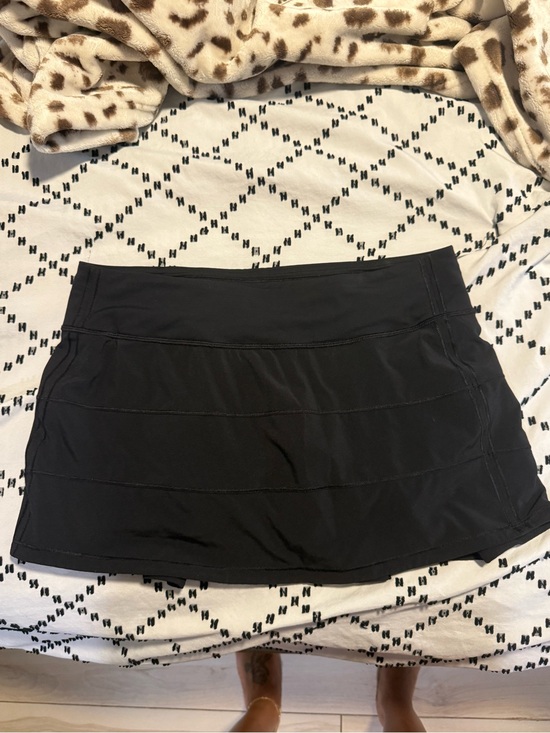 lululemon athletica Dresses & Skirts - lululemon athletica Black Athletic Skirt with Built-In Shorts